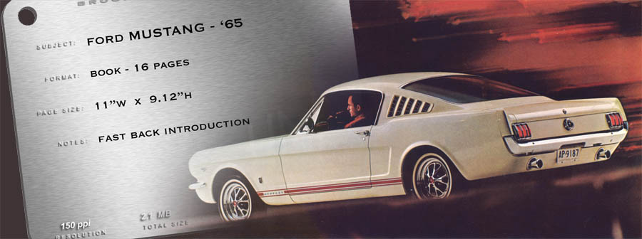 1965 Ford Mustang brochure